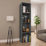 NNEVL Book Cabinet/TV Cabinet Grey 36x30x143 cm Chipboard