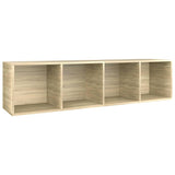 NNEVL Book Cabinet/TV Cabinet Sonoma Oak 36x30x143 cm Chipboard