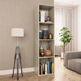 NNEVL Book Cabinet/TV Cabinet Sonoma Oak 36x30x143 cm Chipboard