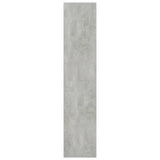 NNEVL Book Cabinet/TV Cabinet Concrete Grey 36x30x143 cm Engineered Wood
