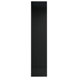 NNEVL Book Cabinet/TV Cabinet High Gloss Black 36x30x143 cm Chipboard