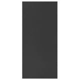 NNEVL Book Cabinet/Sideboard Black 66x30x130 cm Chipboard