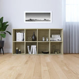 NNEVL Book Cabinet/Sideboard Sonoma Oak 66x30x130 cm Chipboard