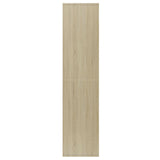 NNEVL Book Cabinet/Sideboard Sonoma Oak 66x30x130 cm Chipboard