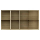NNEVL Book Cabinet/Sideboard Sonoma Oak 66x30x130 cm Chipboard