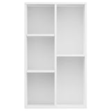 NNEVL Book Cabinet/Sideboard White 50x25x80 cm Engineered Wood