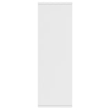 NNEVL Book Cabinet/Sideboard White 50x25x80 cm Engineered Wood