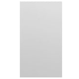 NNEVL Book Cabinet/Sideboard White 50x25x80 cm Engineered Wood