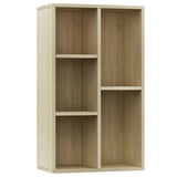 NNEVL Book Cabinet/Sideboard Sonoma Oak 50x25x80 cm Engineered Wood