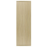 NNEVL Book Cabinet/Sideboard Sonoma Oak 50x25x80 cm Engineered Wood