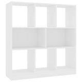NNEVL Book Cabinet White 97.5x29.5x100 cm Chipboard
