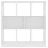 NNEVL Book Cabinet White 97.5x29.5x100 cm Chipboard