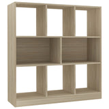 NNEVL Book Cabinet Sonoma Oak 97.5x29.5x100 cm Chipboard