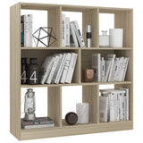 NNEVL Book Cabinet Sonoma Oak 97.5x29.5x100 cm Chipboard