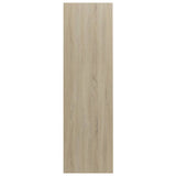 NNEVL Book Cabinet Sonoma Oak 97.5x29.5x100 cm Chipboard