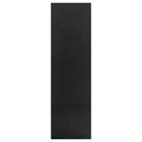 NNEVL Book Cabinet High Gloss Black 97.5x29.5x100 cm Chipboard