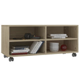 NNEVL TV Cabinet with Castors Sonoma Oak 90x35x35 cm Chipboard
