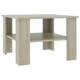 NNEVL Coffee Table Sonoma Oak 60x60x42 cm Chipboard