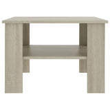 NNEVL Coffee Table Sonoma Oak 60x60x42 cm Chipboard