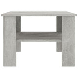NNEVL Coffee Table Concrete Grey 60x60x42 cm Chipboard