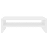NNEVL Monitor Stand White 42x24x13 cm Chipboard