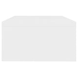 NNEVL Monitor Stand White 42x24x13 cm Chipboard