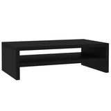 NNEVL Monitor Stand Black 42x24x13 cm Chipboard