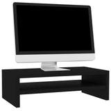 NNEVL Monitor Stand Black 42x24x13 cm Chipboard
