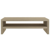 NNEVL Monitor Stand Sonoma Oak 42x24x13 cm Chipboard