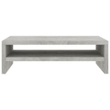 NNEVL Monitor Stand Concrete Grey 42x24x13 cm Chipboard