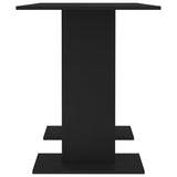 NNEVL Dining Table Black 110x60x75 cm Chipboard