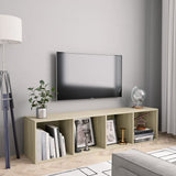NNEVL Book Cabinet/TV Cabinet Sonoma Oak 143x30x36 cm