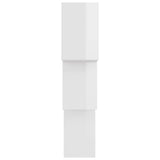 NNEVL Cube Wall Shelves High Gloss White 84.5x15x27 cm Chipboard