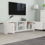 NNEVL TV Cabinet White 120x30x37.5 cm Chipboard