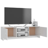NNEVL TV Cabinet White 120x30x37.5 cm Chipboard