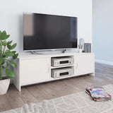 NNEVL TV Cabinet White 120x30x37.5 cm Chipboard