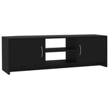 NNEVL TV Cabinet Black 120x30x37.5 cm Chipboard