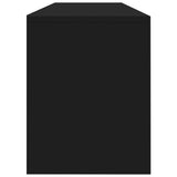 NNEVL TV Cabinet Black 120x30x37.5 cm Chipboard