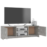 NNEVL TV Cabinet Concrete Grey 120x30x37.5 cm Chipboard