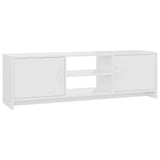 NNEVL TV Cabinet High Gloss White 120x30x37.5 cm Chipboard