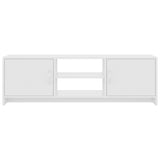 NNEVL TV Cabinet High Gloss White 120x30x37.5 cm Chipboard