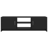 NNEVL TV Cabinet High Gloss Black 120x30x37.5 cm Chipboard