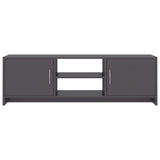 NNEVL TV Cabinet High Gloss Grey 120x30x37.5 cm Chipboard
