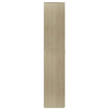 NNEVL Shoe Cabinet Sonoma Oak 80x35.5x180 cm Chipboard
