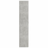 NNEVL Shoe Cabinet Concrete Grey 80x35.5x180 cm Chipboard