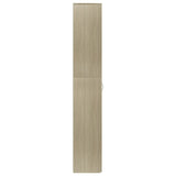 NNEVL Office Cabinet Sonoma Oak 60x32x190 cm Chipboard
