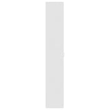 NNEVL Office Cabinet High Gloss White 60x32x190 cm Chipboard