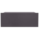 NNEVL Floating Nightstands 2 pcs Grey 40x30x15 cm Chipboard