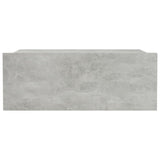NNEVL Floating Nightstands 2 pcs Concrete Grey 40x30x15 cm Chipboard