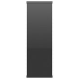 NNEVL Wall Shelves High Gloss Black 104x20x58.5 cm Chipboard